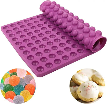 Mini Round Silicone Molds for Baking & Cooking Semi-Sphere Chocolate Mold for Pets & Dog Treats Flexible & Easy-to-Use