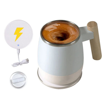 Auto Magnetic Mug Automatic Self Stirring Coffee Milk Mixing Cup Blender Smart Mixer With Wireless Charger for Phone