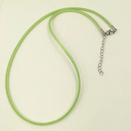 Suede Choker Necklace for DIY Jewelry Making pearl Jewelry Thread Stainless Steel Clasp Thickness 3x15 Mmip Gold Plated