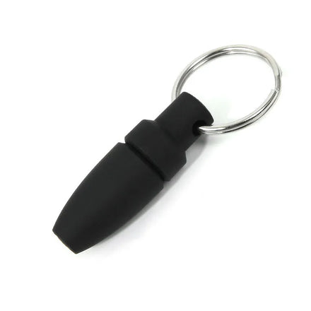2025 Qianxun Custom Logo Black Color Plastic Sharpe Blade Drill Cigar Hold Opener Cutter Key Chain Cigar Punch