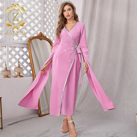 Zaynab Moroccan Dubai Kaftan Wholesale Marocain Djellabas Kaftan Beach Dresses for Women