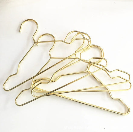 Hooks for Pet Clothes Pet Clothing Hanger Dog Clothes Mini Metal Small Clothing Hanger Gold Cat Teddy Display Clothes Hanging
