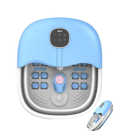 Portable Foot Basin 500W Foot Massage Heat Spa Machine With Wireless Control Bubble Red Light for Pedicure Feet Relax