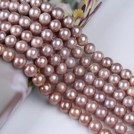 Wholesale Natural 11-14mm Purple Edison Freshwater Pearl Strands for Jewellery Making