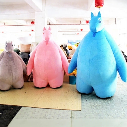 Hot Selling Custom Animal Horse Mascot Costume Inflatable Cute Horse Cartoon Mascot Adult Party Costume
