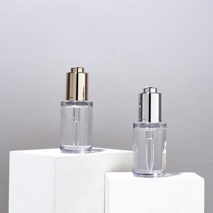 Screen Printing PET Lotion Containers Pump Dropper Bottle Serum Bottle Cosmetic Packaging Frosted Empty Plastic TINDA Brand 30ml
