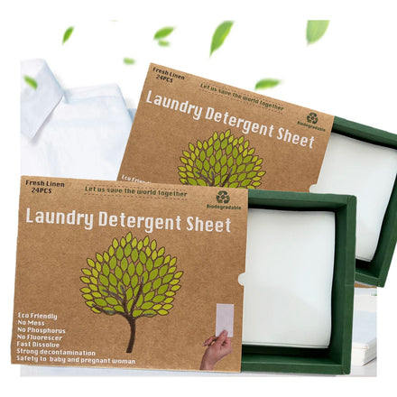 OEM/ODM Lightweight Liquidless Eco-Friendly Fresh Scent Deep Clean Detergent for Clothes No Plastic Laundry Detergent Sheets