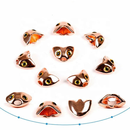 Steel Fly Fishing Skull Fly Tying Skull Artificial Soft Bait 12x8mm