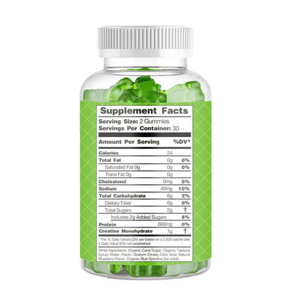 Organic Creatine Monohydrate Muscle Gain Gummy Creatine Gummies