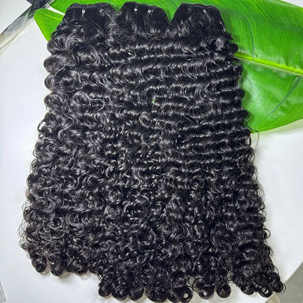 Drop Shipping Raw Vietnamese Virgin  Burmese Curly Double Drawn Natural Unprocessed Human Hair Bundles Vendor
