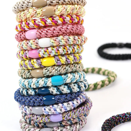 GT Hot Selling Simple Fashion Colorful Rubber Korean Elastic Hair Ring Hair Ties Elastic Hair Band for Women