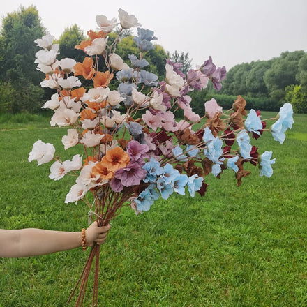 China Factory Long Stem Fake Flowers Wedding Flower Arrangement Wholesale