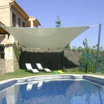 Waterproof UV Block Sun Protection Heavy Duty Durable Outdoor Garden Patio Terrace Rectangle Custom Size Canvas Shade Sail