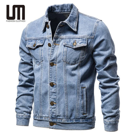 Liu Ming New Winter Men Casual Outerwear Warm Denim Coats Plus Size Jean Jackets