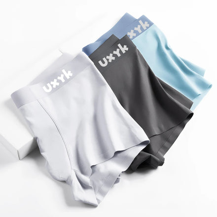 Uxyk Men's 95% Cotton Regenerated MPDAL Inner Briefs Solid Color Mid-rise Comfortable Breathable Underwear ODM Supply