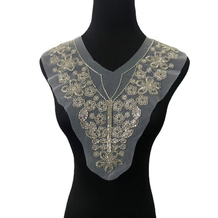 Beaded Sequins Flowers Lace Embroidery Dance Dress Corsage Garment Accessories