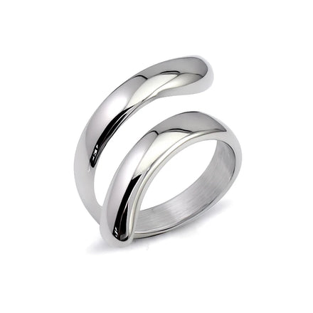 Hip-Hop Hollow Gold Rings for Women Vintage Style Bague Femme Sliver Ring Free Shipping Items Snake Shape Ring Party Jewelry