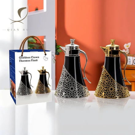 2026 New Arrived Qian Hu Vacuum Flask Inner Glass 1000ml Thermos Hot and Cold Water Flask Vacuum