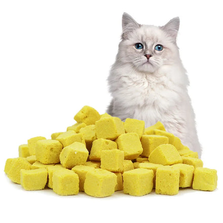 Cheese cubes pet food no preservative added dog food supplement nutrition pet snacks
