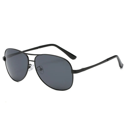 Classic Men's Sunglasses Polarized Sunglasses Outdoor Sunshade Glasses Metal Frame Texture Fashion PC Unisex Polarized Lens