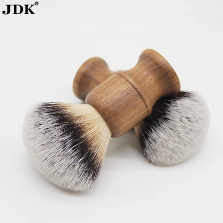JDK 1PC Factory Price 1pc Walnut Wood Shaving Brush Vegan Hair Knot Soap Foaming Brush