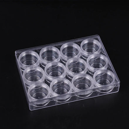 Cheap Price Small Mini clear Containers 12 Pcs Per Carton 3g 5g 10g 15g 20g Cosmetic Packaging Plastic Jars