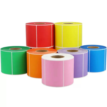 Premium Quality Custom Colorful Barcode Thermal Label Roll Thermal Shipping Label Waterproof Direct Thermal Label