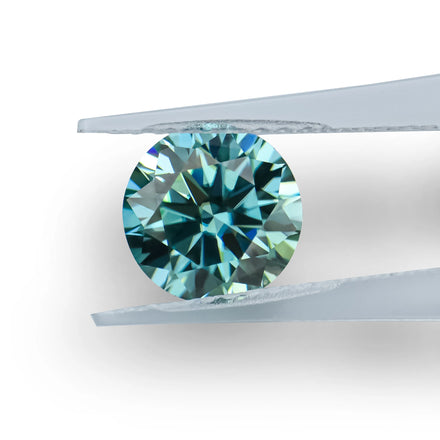 Xingyue Gems Wholesale Synethic Loose Round Shape VVS Clairty Green Moissanite