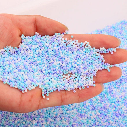 Wholesale 2mm Froste Color Crystal Seed Beads for Jewelry Making 10g/bag Macaroon Color Glass Seed Bead for Necklace DIY