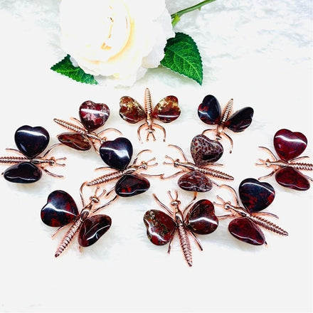 DIY Beautiful Gemstone Butterfly Crystal Flying Butterfly Model With Base/crystal Animal Gifts