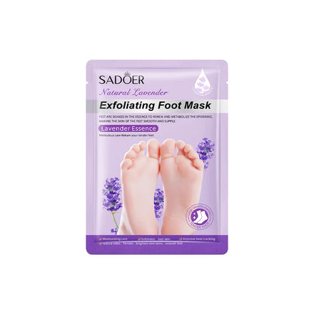 OEM SADOER Moisturizing Socks Foot Membrane Moisturizing Lavender Smooth Skin Exfoliate Foot Peel Foot Mask