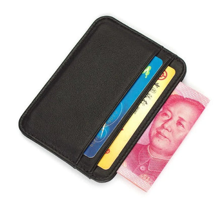 Factory Price ID Card Holder Pu Leather Bank Credit Card Sleeve Multi Slot Slim Case Wallet Women Men Business Card Cover
