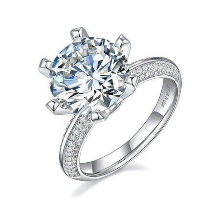 XINGYUE Fashion Ring GRA Certificate Moissanite Engagement Ring VVS D Color Moissanite Diamond Ring 925 Silver