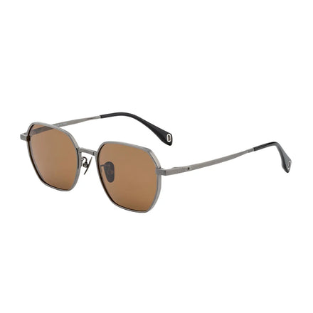 Pinhui Fashion Retro Vintage Unisex % IP Pure Titanium Polarized Sunglasses Model 1009