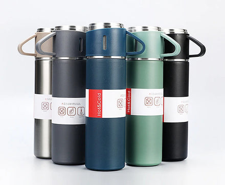 500ML Corporate Business Stainless Steel Vacuum Flask Thermos Mug Gift Set Water Bottle
