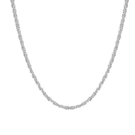 Newest 925 Sterling Silver Glittering Men Necklace Designer Sparkling Chain Necklace Choker Chain Necklaces for Women Gift