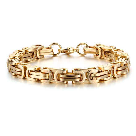 Stainless Steel 8mm Thick Chunky Motorcycle Chain Jewelry Men king Chains Bracelet Unisex Men and Women