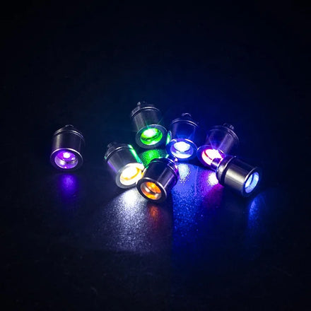 Wholesale Mini LED Night Light 3d Engraving Crystal Key Chain Chip Colorful Keychin Light for DIY Promotional Gifts Accessories