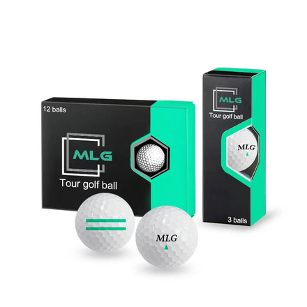 Factory OEM logo Printed 2 3 4 Layer Tournament Golf Surlyn Balls High Quality Long Distance Golfballs with Custom Box Packaging