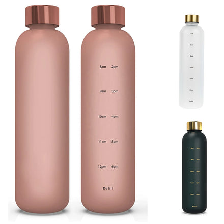 Wholesale Zakerda ZKDB001 32 oz PC Sports Water Bottles Time Marker Straw Leak-Proof Fitness Gym Outdoor Use Customizable Color