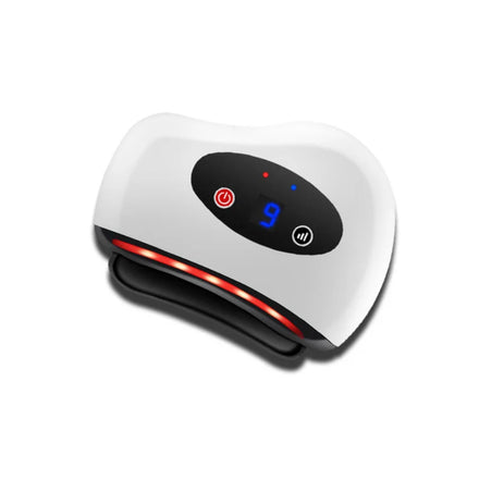 9 Gears Guasha Massager Hot Stone Heating Vibration Scraping Board Neck Back Massage Face Skin GuaSha Wrinkle Lifting Tool