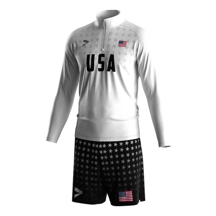 Custom Oem Professional Grappling Warm-Up Suit Men Singlet Sublimated Printing Usa Wrestling Singlets