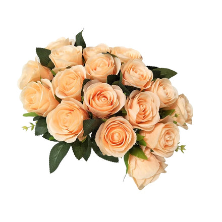 18 Heads Little Roses No.3 Decoration Mariage Artificial Flowers Decorative