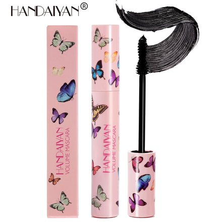 Luxury Waterproof Mascara Butterfly Bottle Big Eye 4D Lengthening 10Ml Fast Dry Mascara With Big Volume