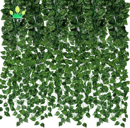 24 Pack 173ft Artificial Ivy Garland Fake Vines Greenery Garland Hanging Plants Backdrop Party Supplies Christmas