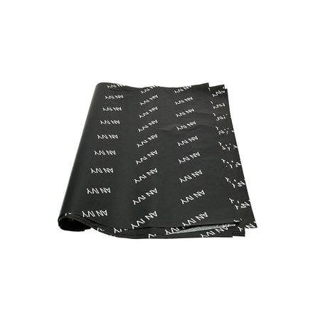 Flower Wrapping Paper Bouquets Waterproof Newspaper Luxury Look Korean Black Printing Tissue Paper