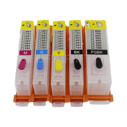 PGI150 CLI151 Refillable Cartridge for Canon PIXMA MG5410 MG5510 MG5610 MG6410 MG6610 IP7210 IP8710 MX721 IX6810 Printer PGI-150