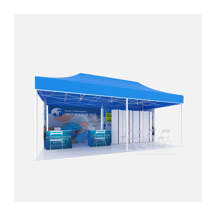 Aluminium Customized Color Outdoor Exhibition Booth Design Trade Show Tent with Easy Assembly 10x20ft Size TANFU TF-J-23205