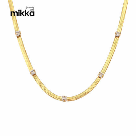 Jewelry Wholesale New Fashion Womens Jewelry Necklaces Multilayer Diamond Link Chain Choker Necklace