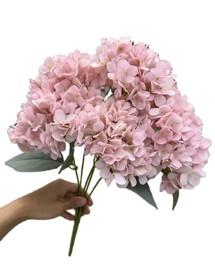 Wedding Supplies Decoration Flower Artificial 5 Heads Hydrangea for Wedding Party Decoration 5 Branches Hydrangea Bouquet